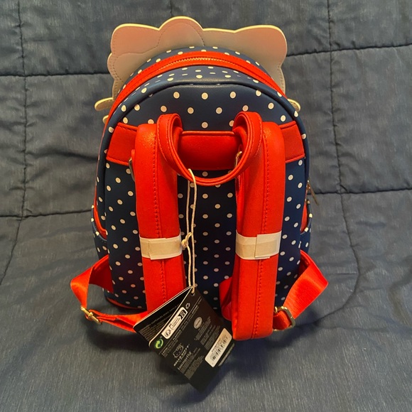 Hello Kitty Patriotic Loungefly Mini Backpack - Picture 9 of 9